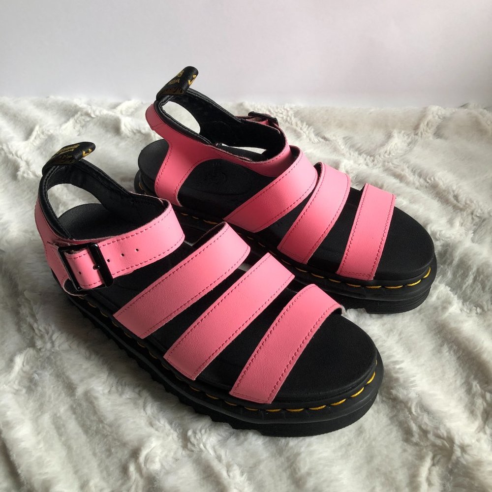 Dr. Martens Blaire Hydro Leather Gladiator Sandals